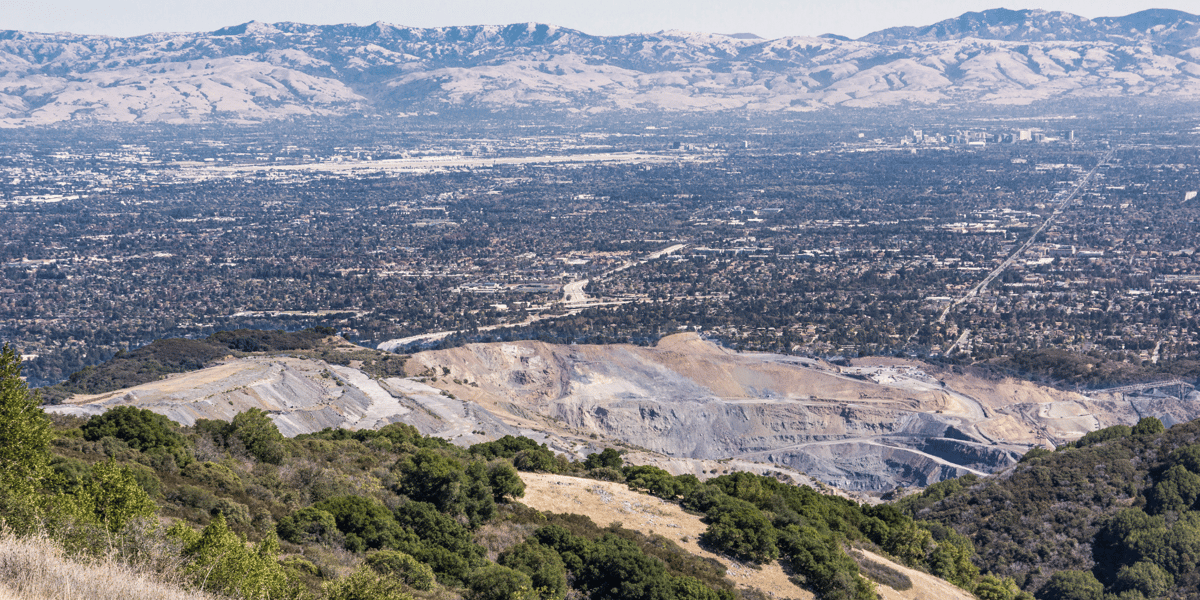 Picture of Lehigh Quarry, which shares a border with Rancho San Antonio Preserve