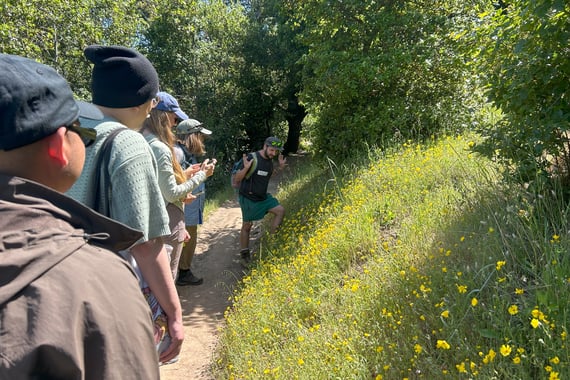 Group of participants on a Branching Out Adventures hike