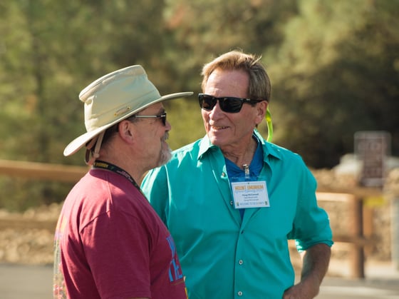 Doug McConnell at the Mt. Umunhum Opening event in 2017